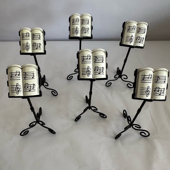 Music Note Card Stands - Picture 1 of 7